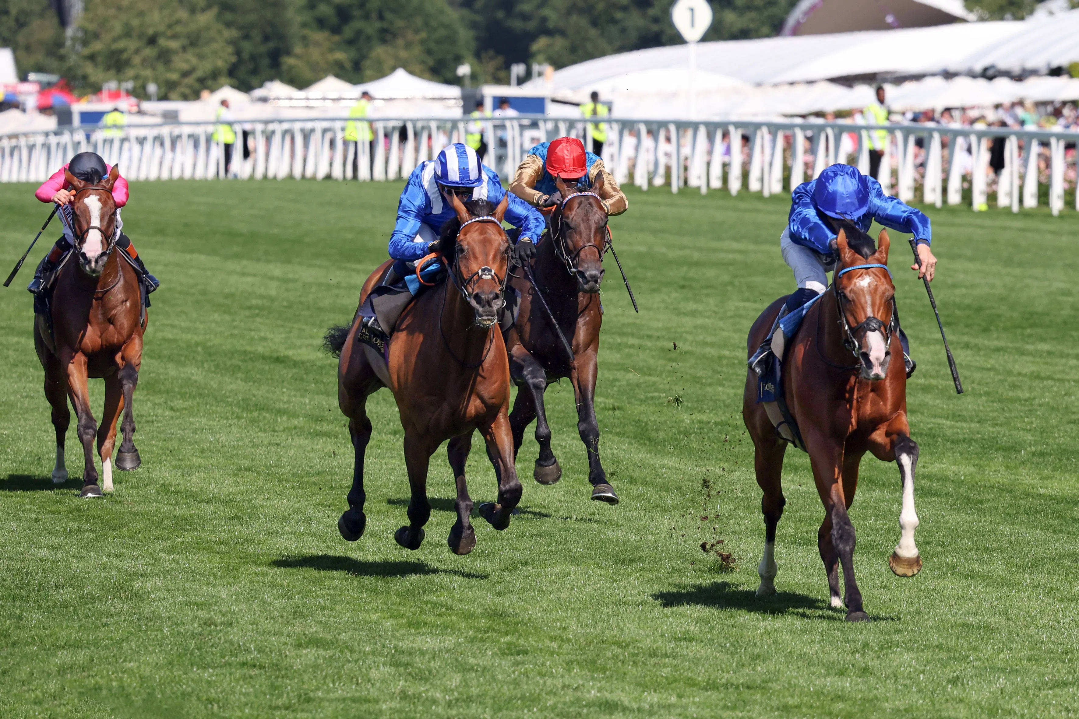 Ombudsman winning the Prince of Wales's (G1) at Royal Ascot