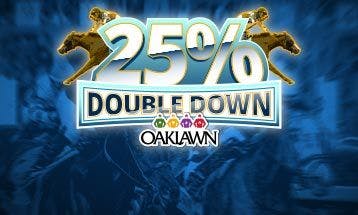 Oaklawn 25% double down promo