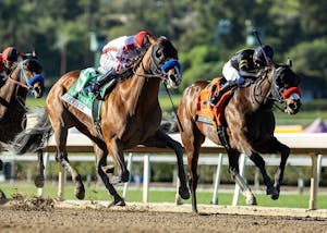 Potente wins the San Felipe at Santa Anita.