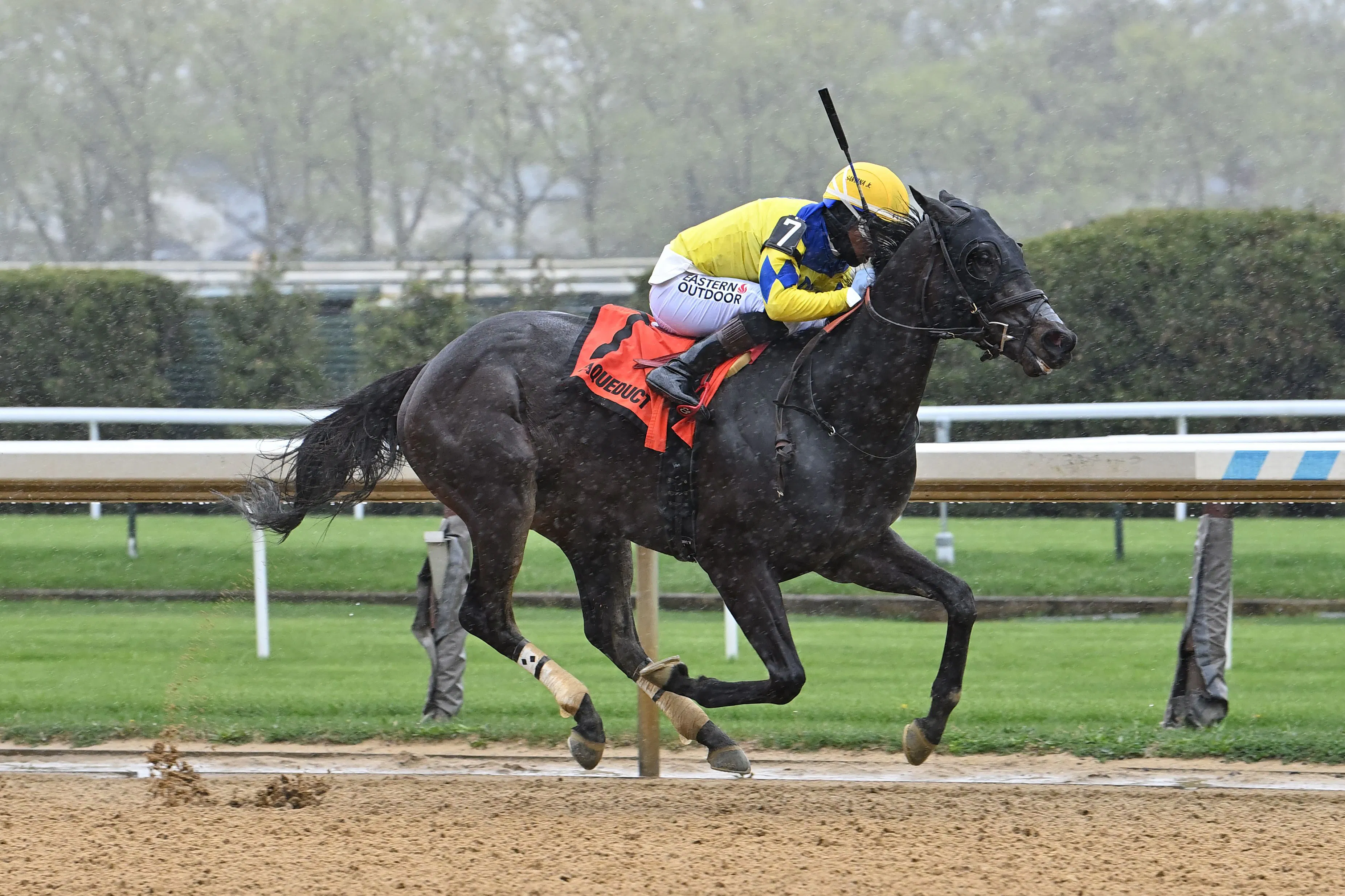 Pretty Boy Miah captures an Aqueduct allowance