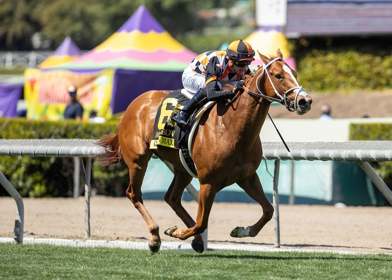 Queen Maxima wins at Santa Anita.