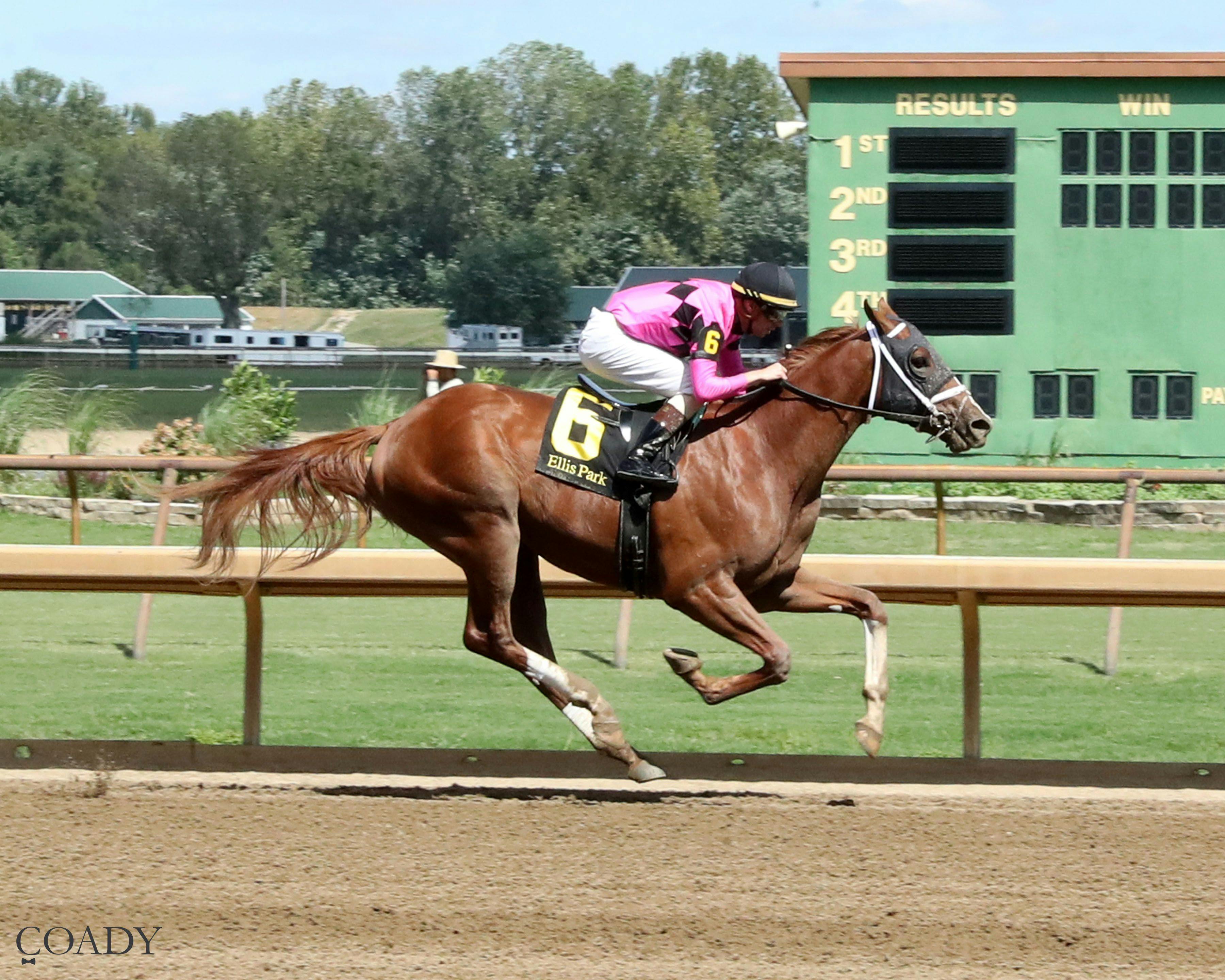 Rancho Santa Fe wins at Ellis Park. 
