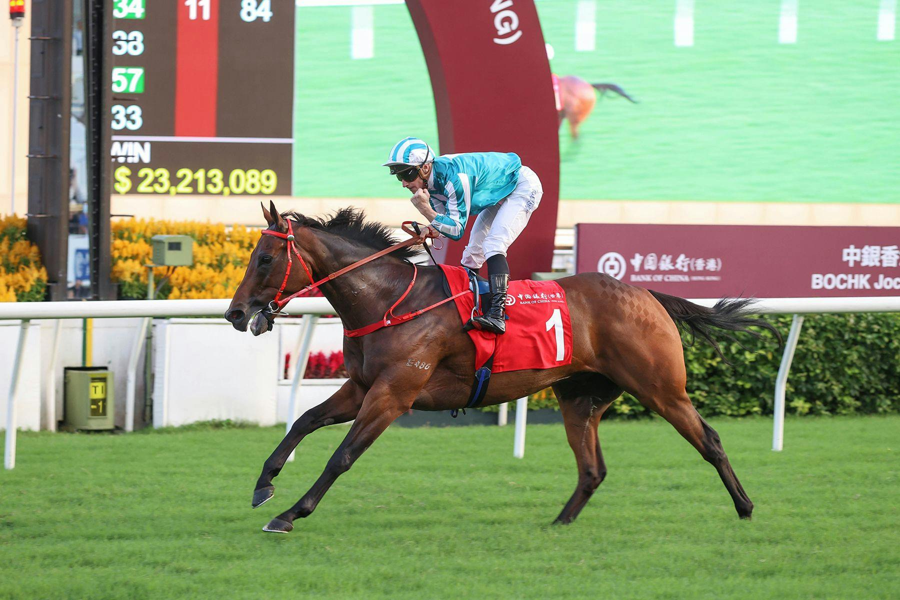 Romantic Warrior outclassed them in the Jockey Club Cup