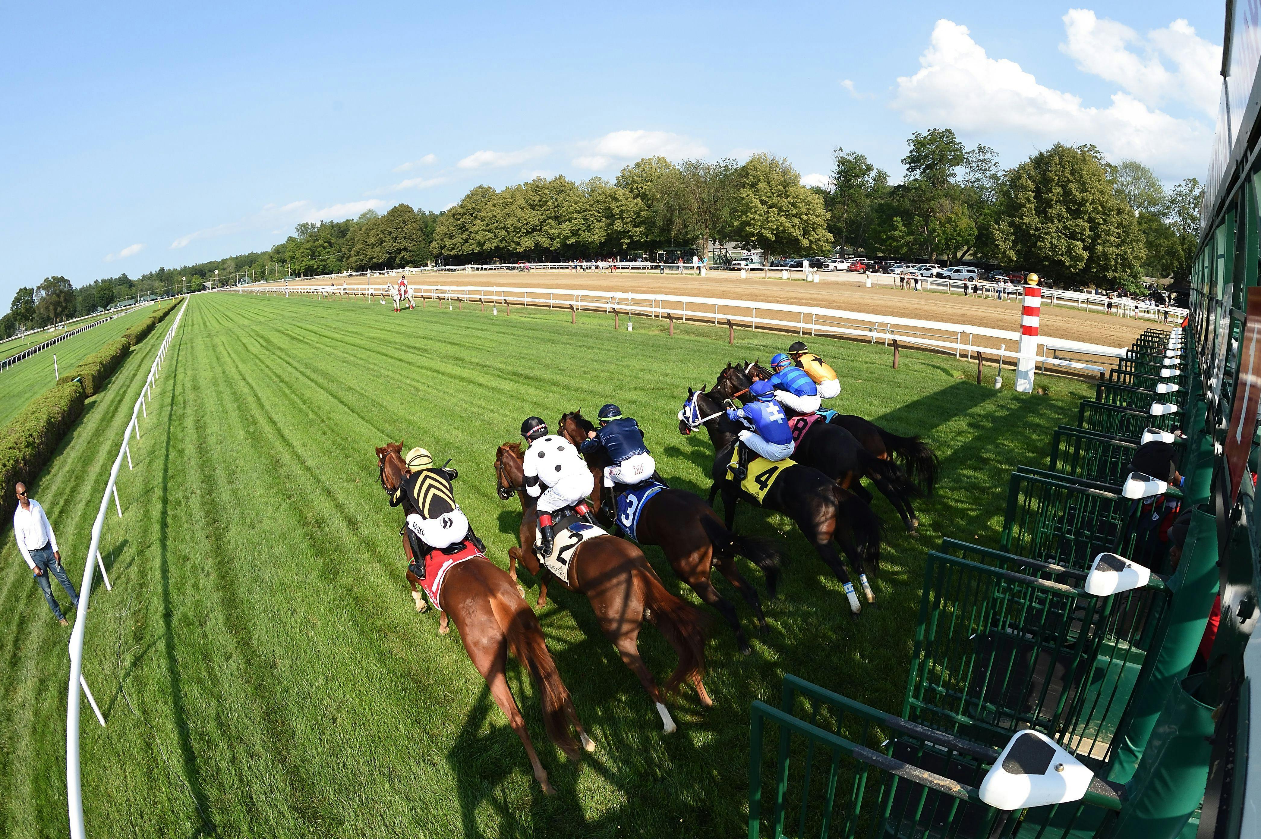 Saratoga Turf Racing scene (Photo by Coglianese Photos/Chelsea Durand)