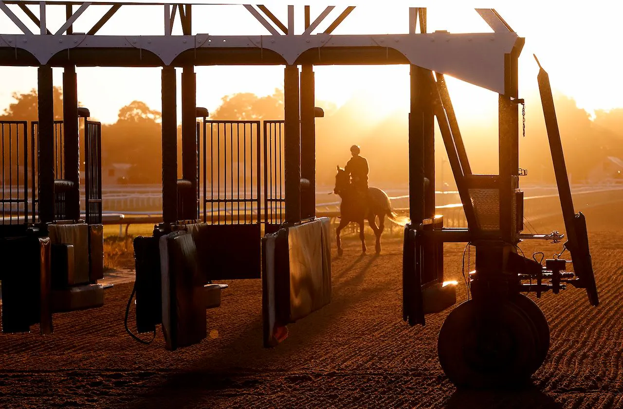 Saratoga scenic on Travers Stakes Day. 