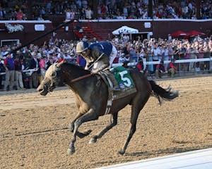 Sierra Leone wins the Whitney Stakes at Saratoga.
