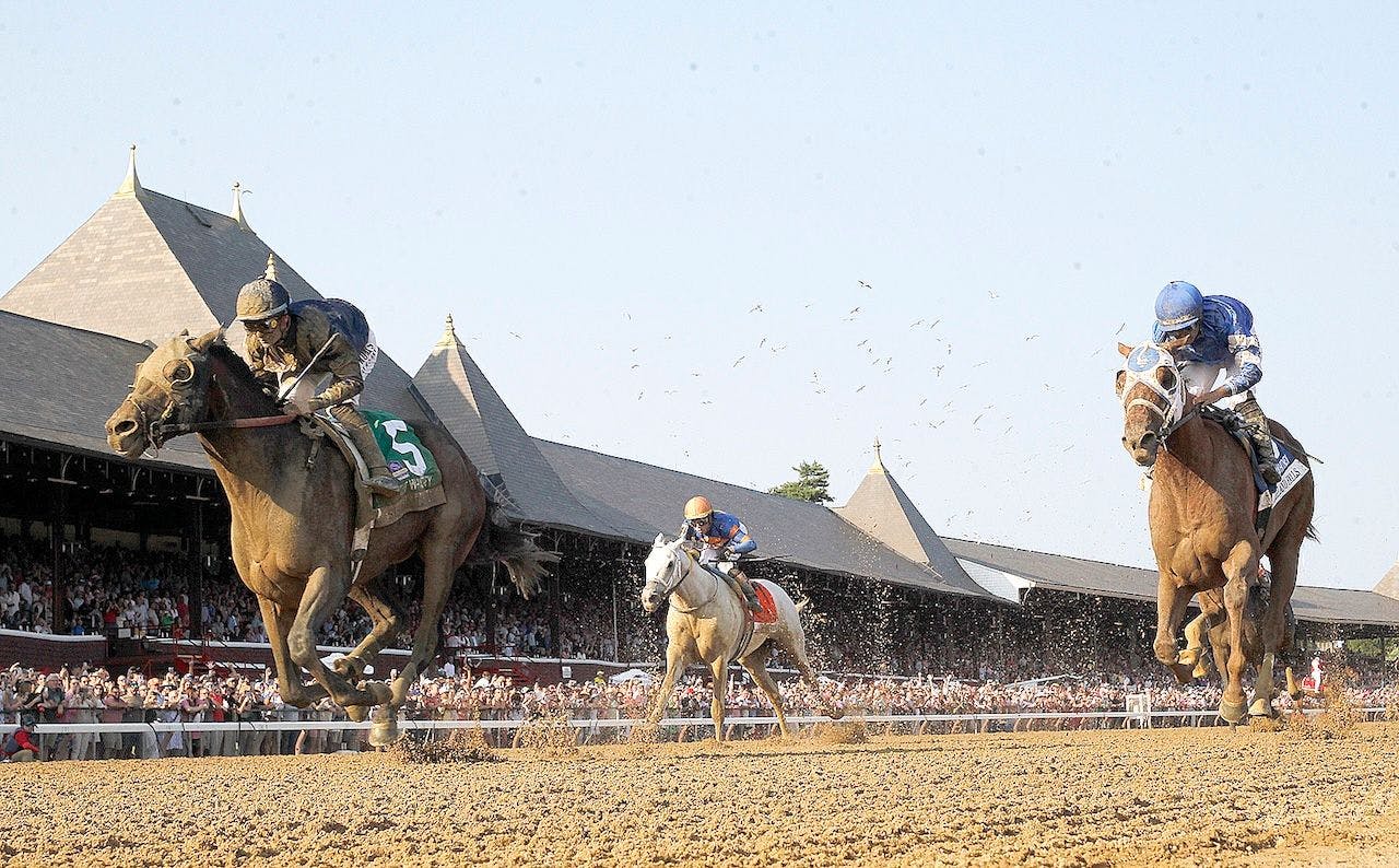 Sierra Leone wins the Whitney Stakes at Saratoga.
