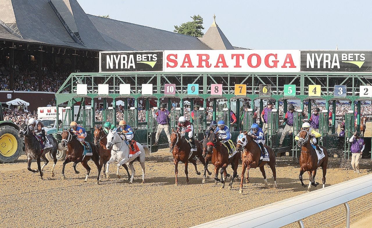 Sierra Leone wins the Whitney Stakes at Saratoga.