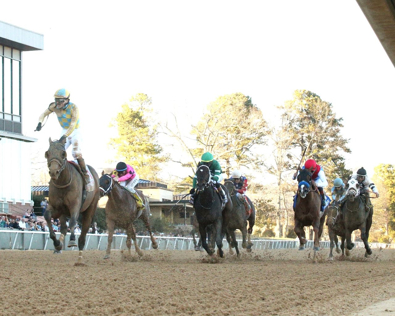 Silent Tactic wins the Southwest Stakes at Oaklawn Park.