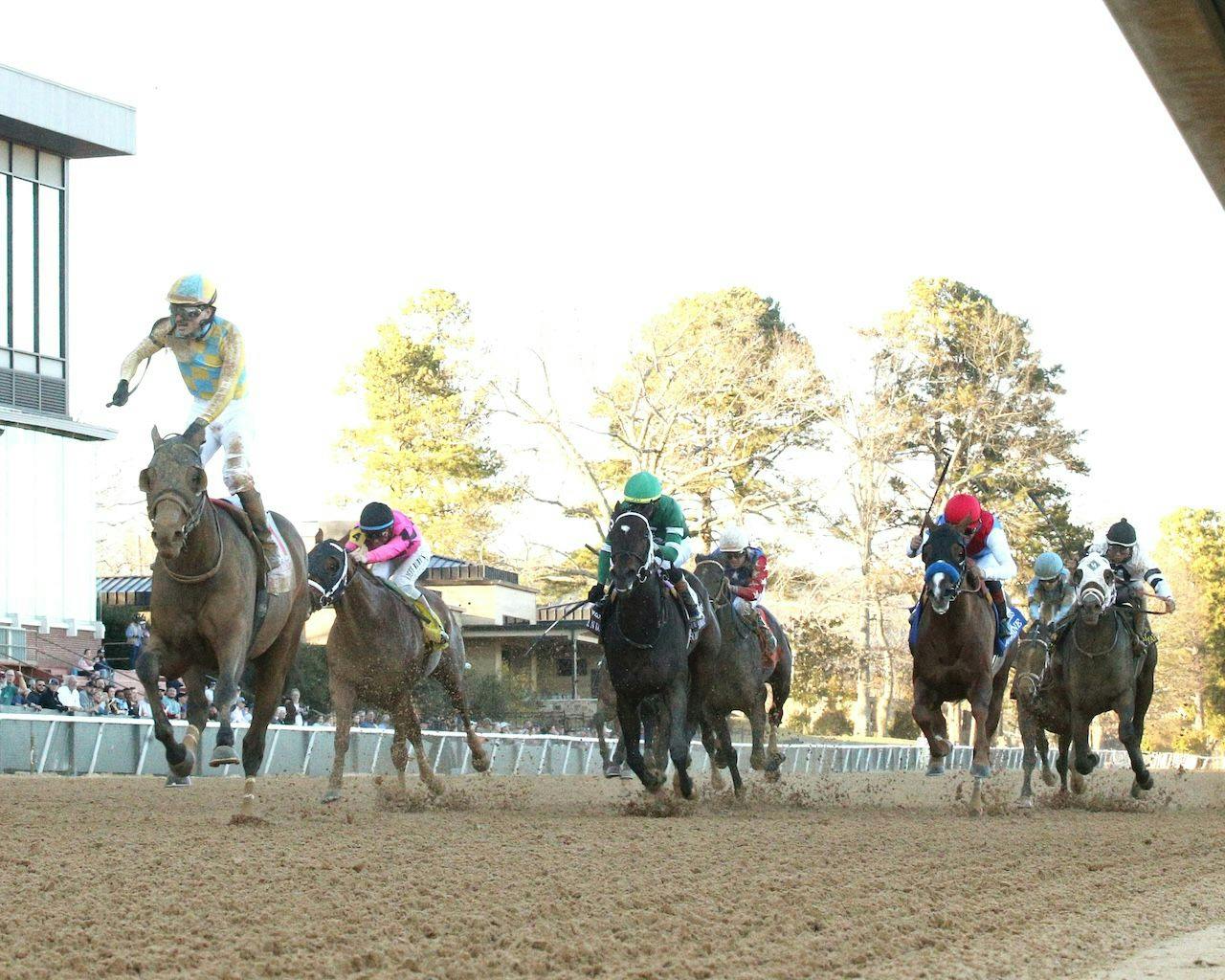 Silent Tactic wins the Southwest Stakes at Oaklawn Park.