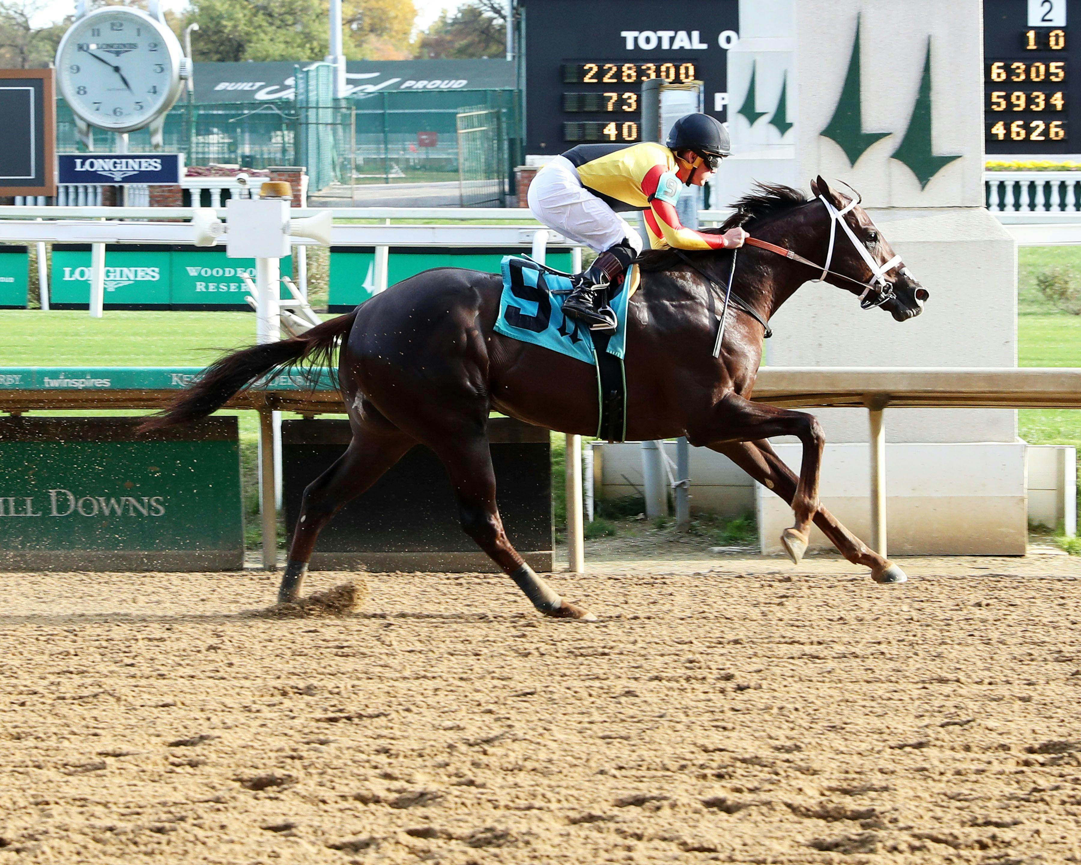 Smoken Wicked wins at Churchill Downs. (Photo by Coady Media/Churchill Downs)