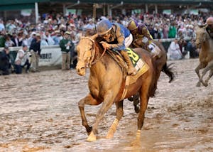 Sovereignty wins the 2025 Kentucky Derby at Churchill Downs. 