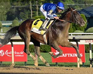 Sovereignty wins the Travers at Saratoga. 