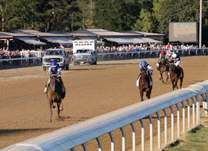 Sovereignty wins the Travers at Saratoga.