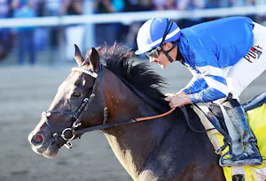 Sovereignty wins the Travers at Saratoga.