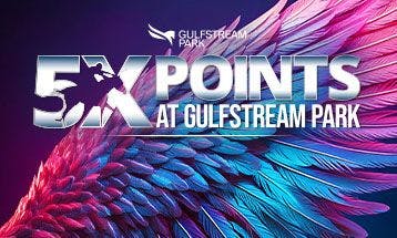 5X Points at Gulfstream Park for Pegasus World Cup Day