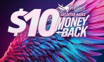 Pegasus World Cup $10 Money Back Promo Offer