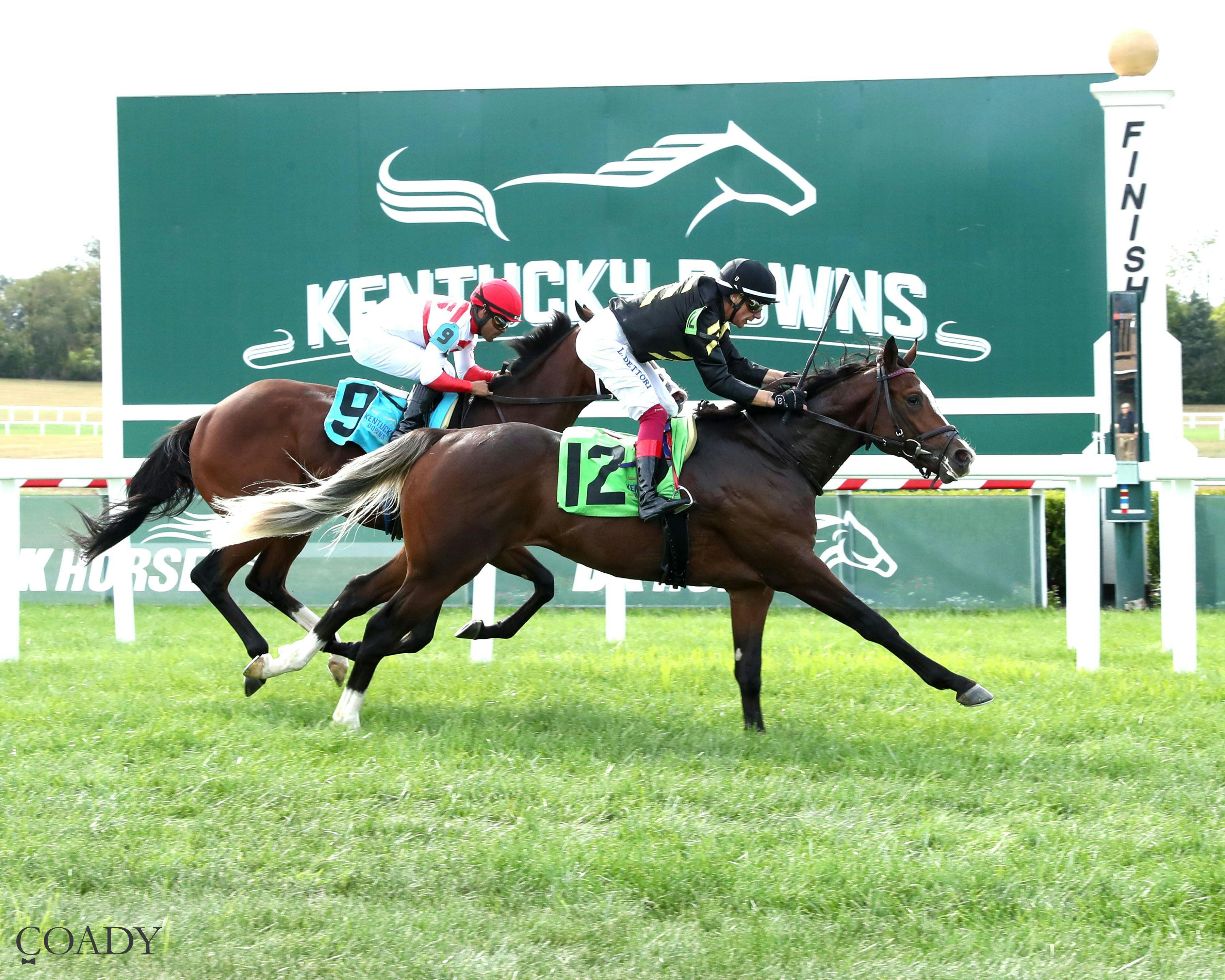 Turf Star wins at Kentucky Downs.