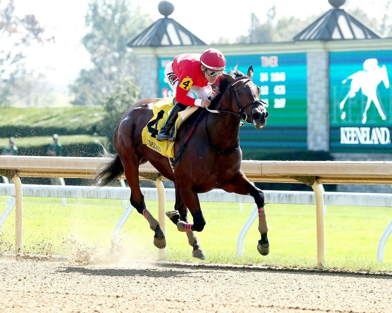 Two Sharp wins at Keeneland. 