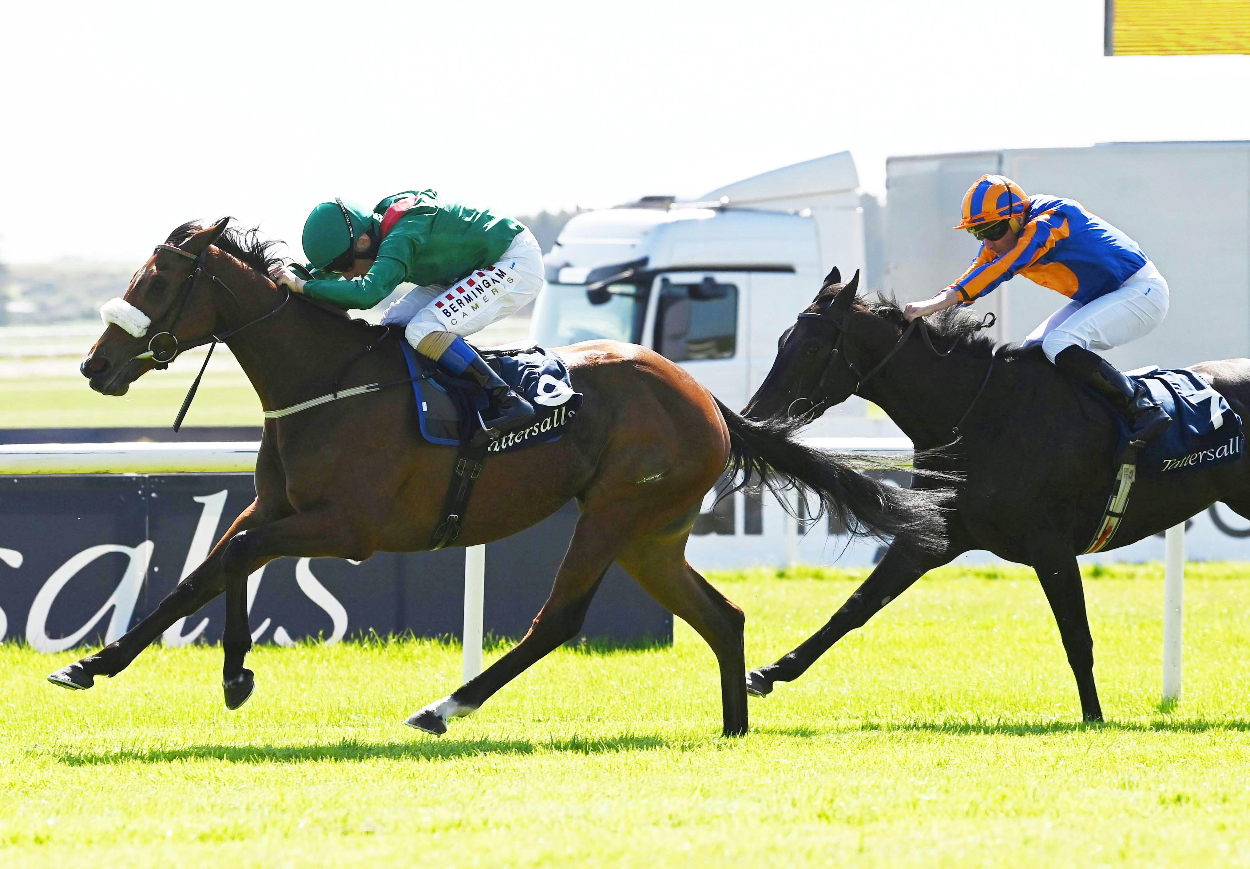 Tahiyra wins the 2023 Irish 1000 Guineas