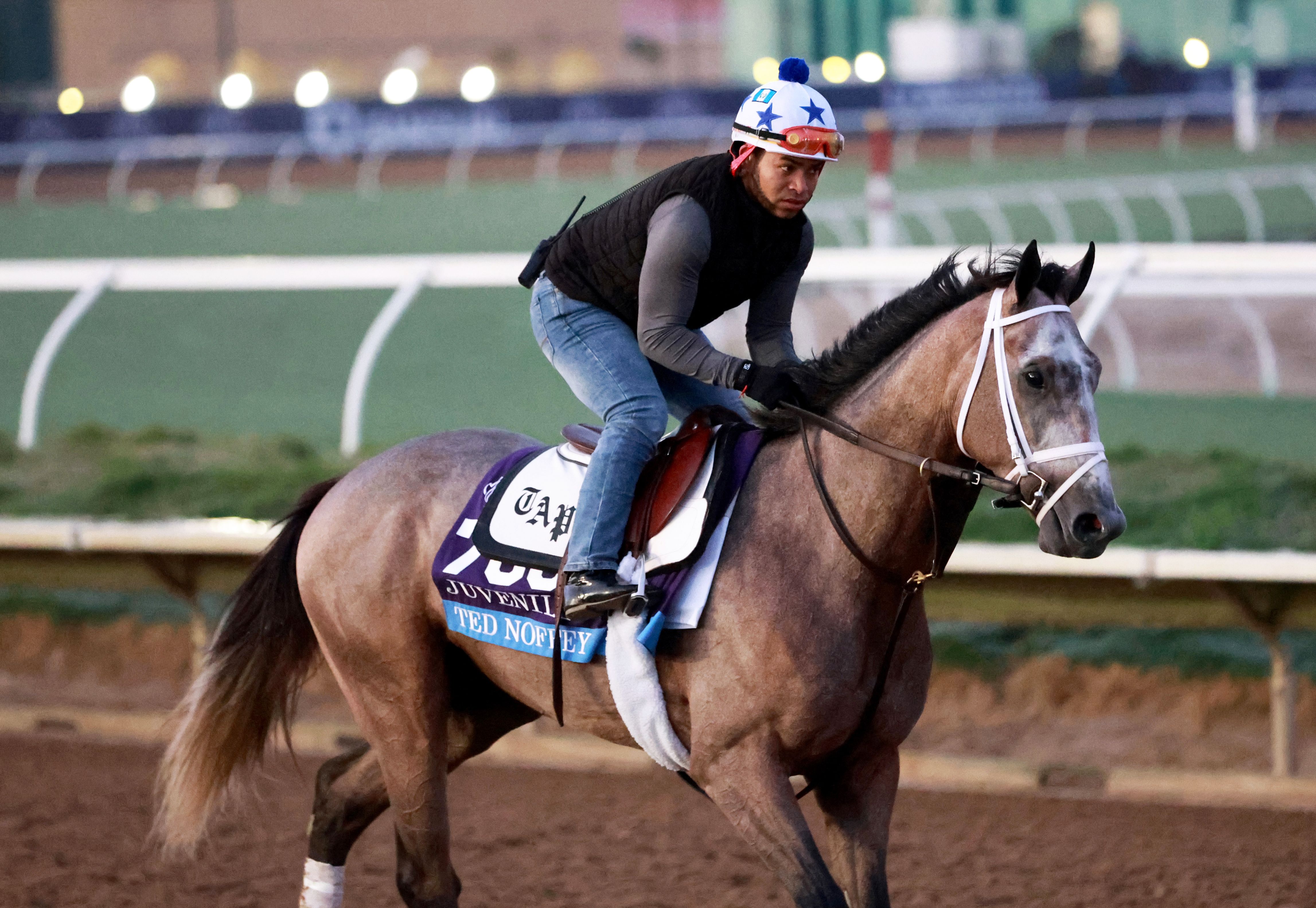 Ted Noffey training for the Breeders' Cup Juvenile