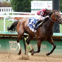 Thorpedo Anna wins the Fleur De Lis at Churchill Downs.