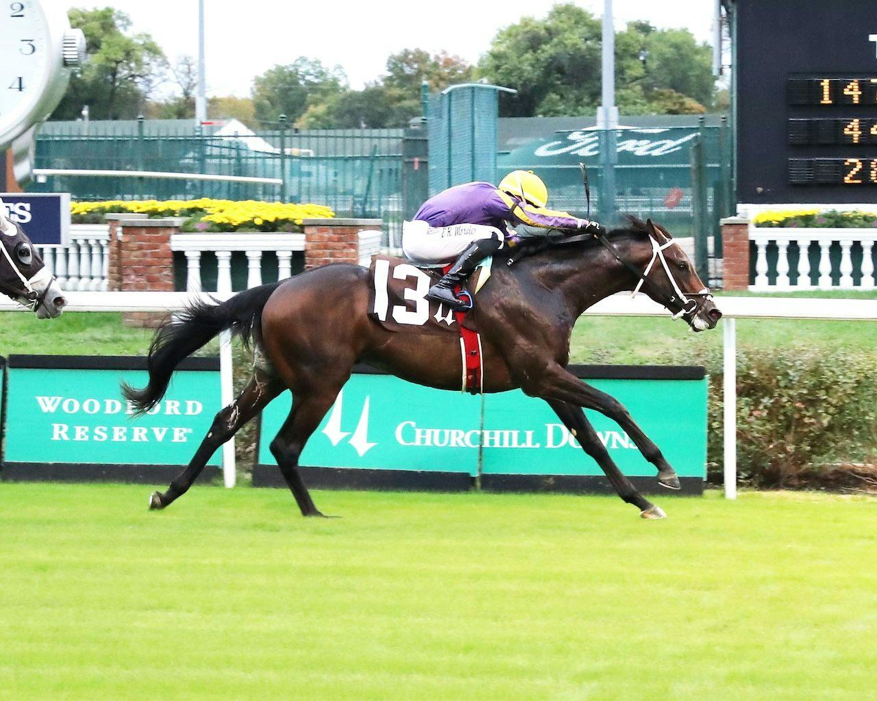Time for Money wins at Churchill Downs. 