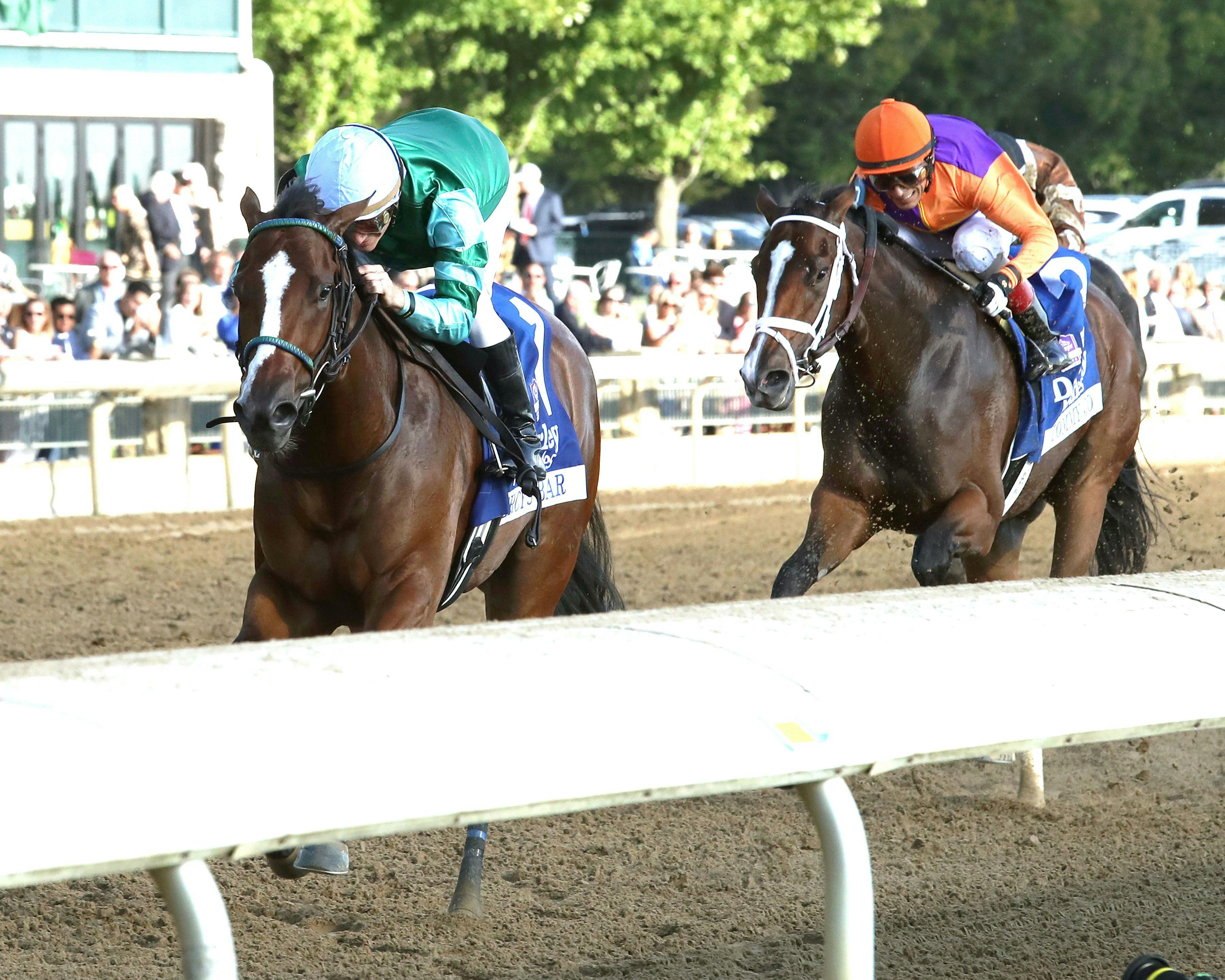 Percy's Bar finished ahead of Tommy Jo in the Alcibiades but was disqualified