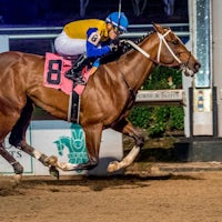 Track Phantom wins the Gun Runner S. at Fairgrounds (Photo by Hodges Photography)