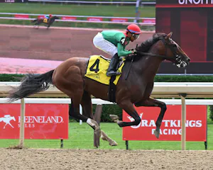 U. S. S. Valor breaks his maiden at Saratoga.
