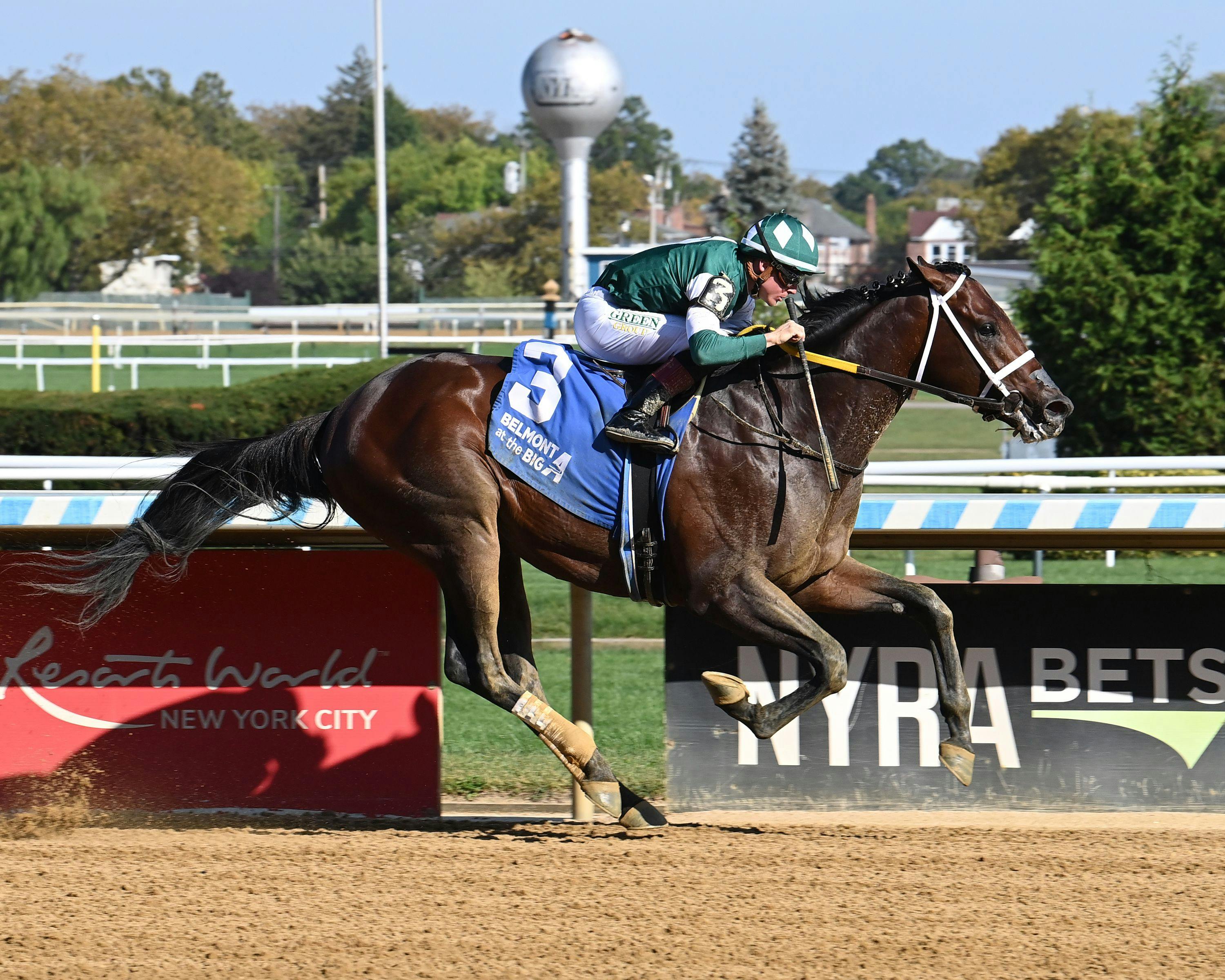 Bravaro wins at Belmont at the Big A. 