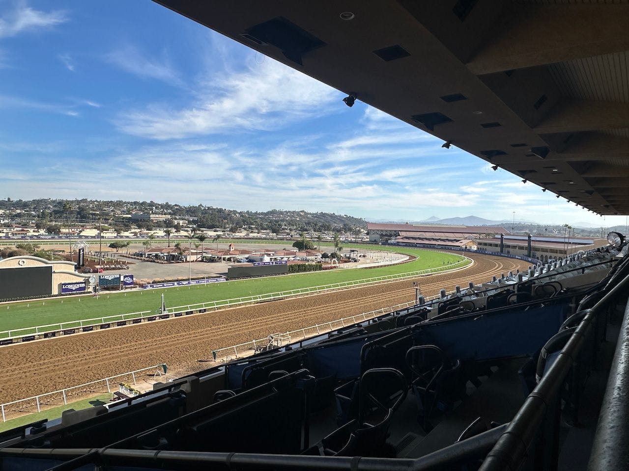 Del Mar Grandstand before Breeders' Cup.