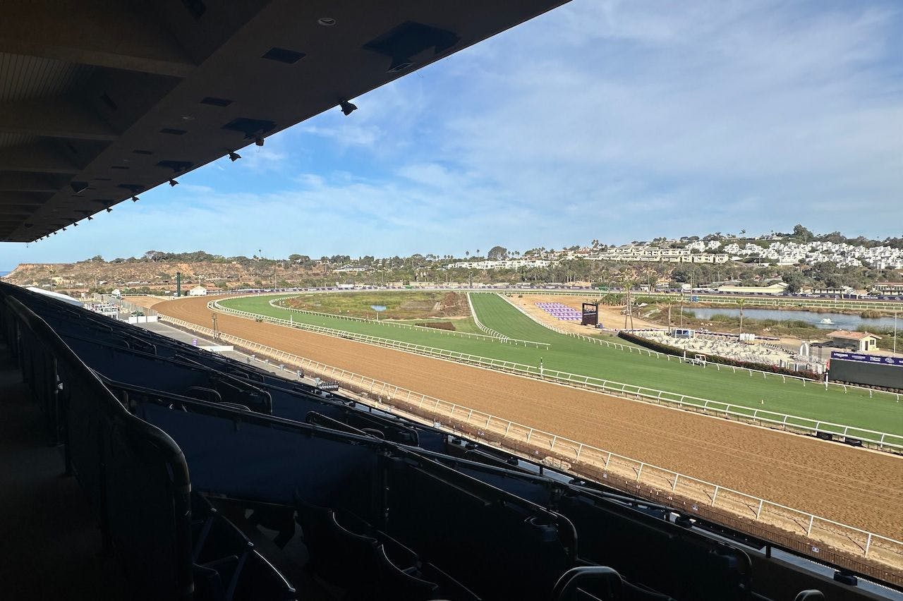 Del Mar Grandstand before Breeders' Cup.