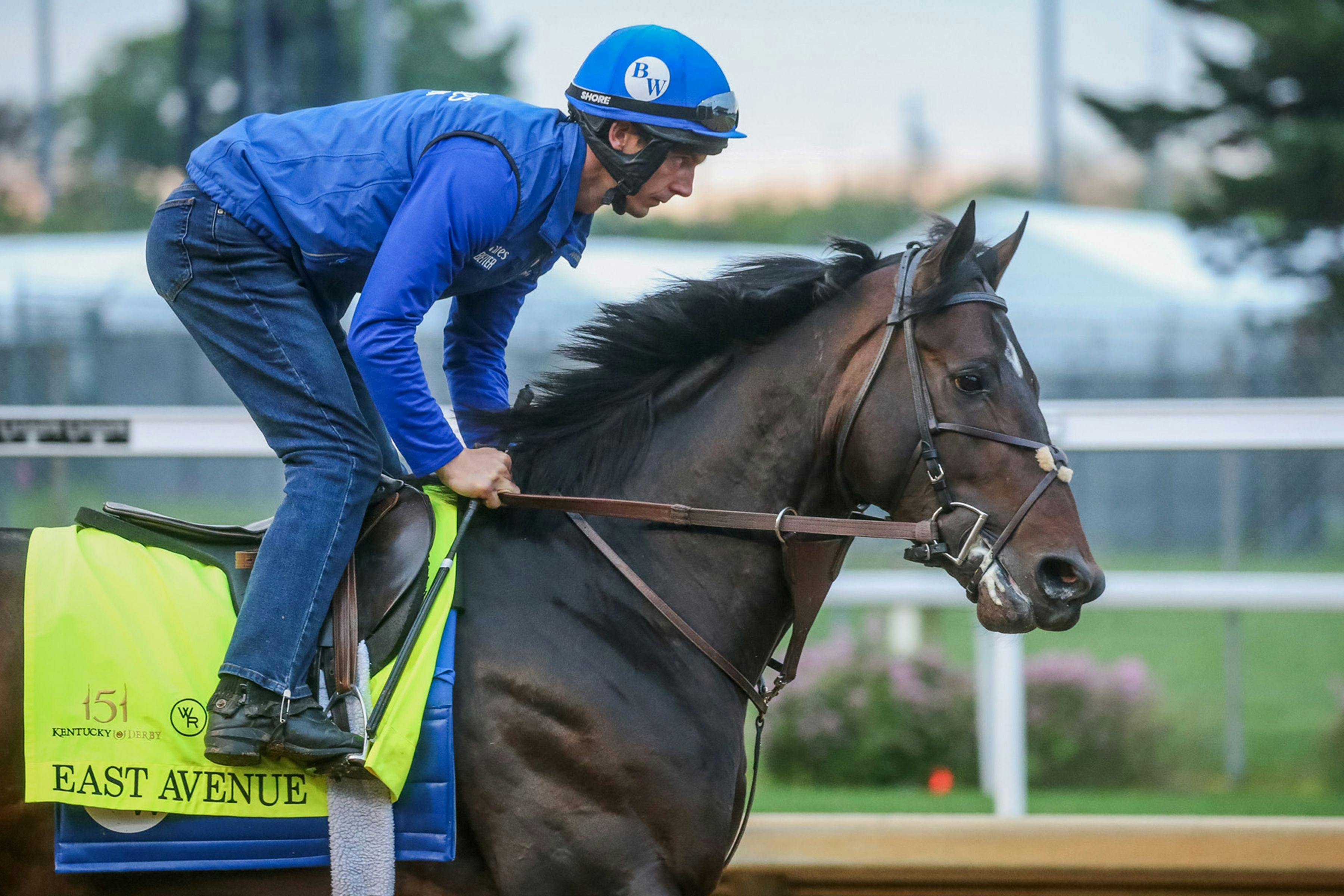 East Avenue trains for the Kentucky Derby (Photo by Horsephotos.com)