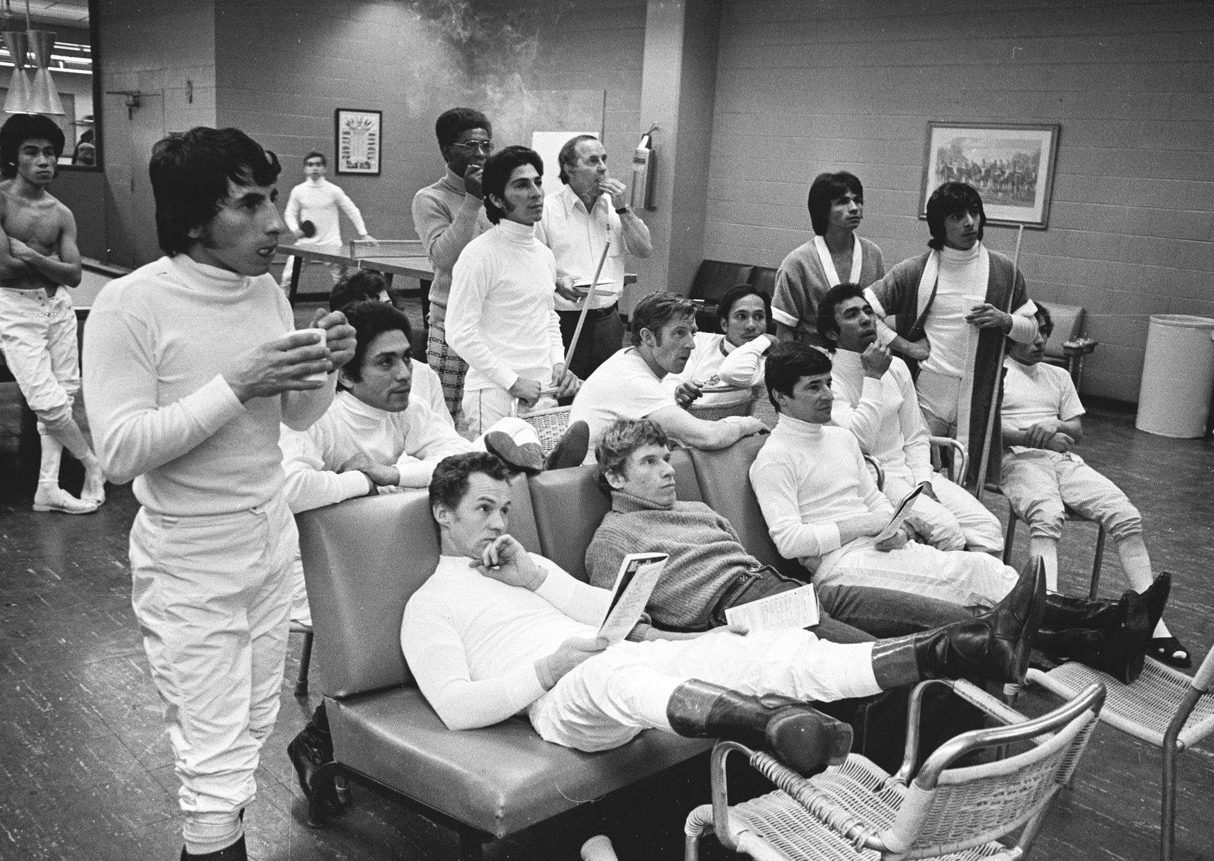 Jockey's room.