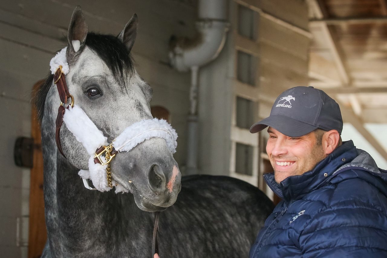 Knicks Go and trainer Brad Cox getting ready to head to California for the Breeders' Cup from Churchill Downs. 