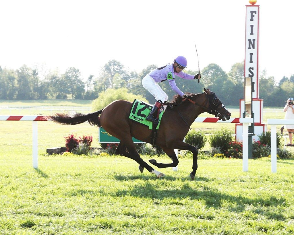Racing at Kentucky Downs.