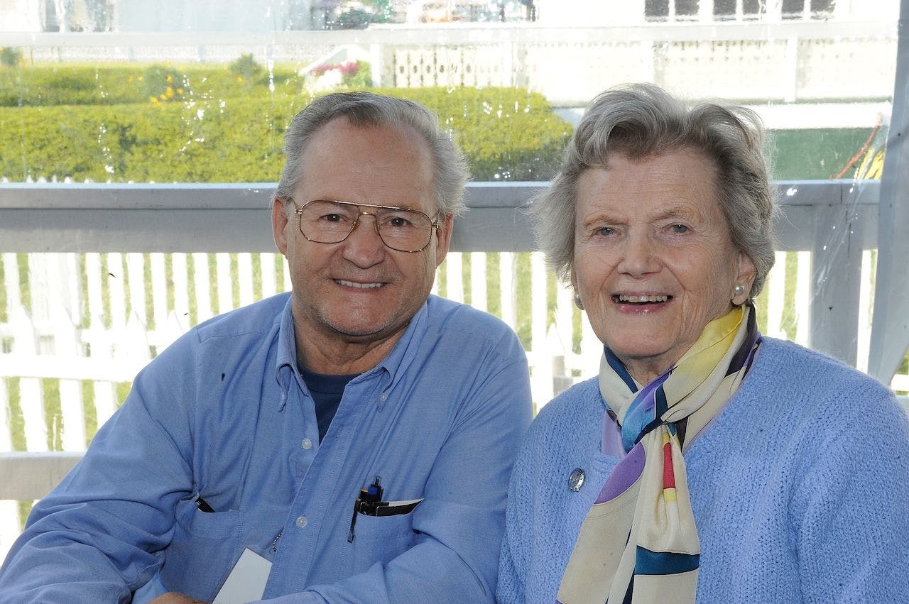 Ron Turcotte and Penny Chenery.