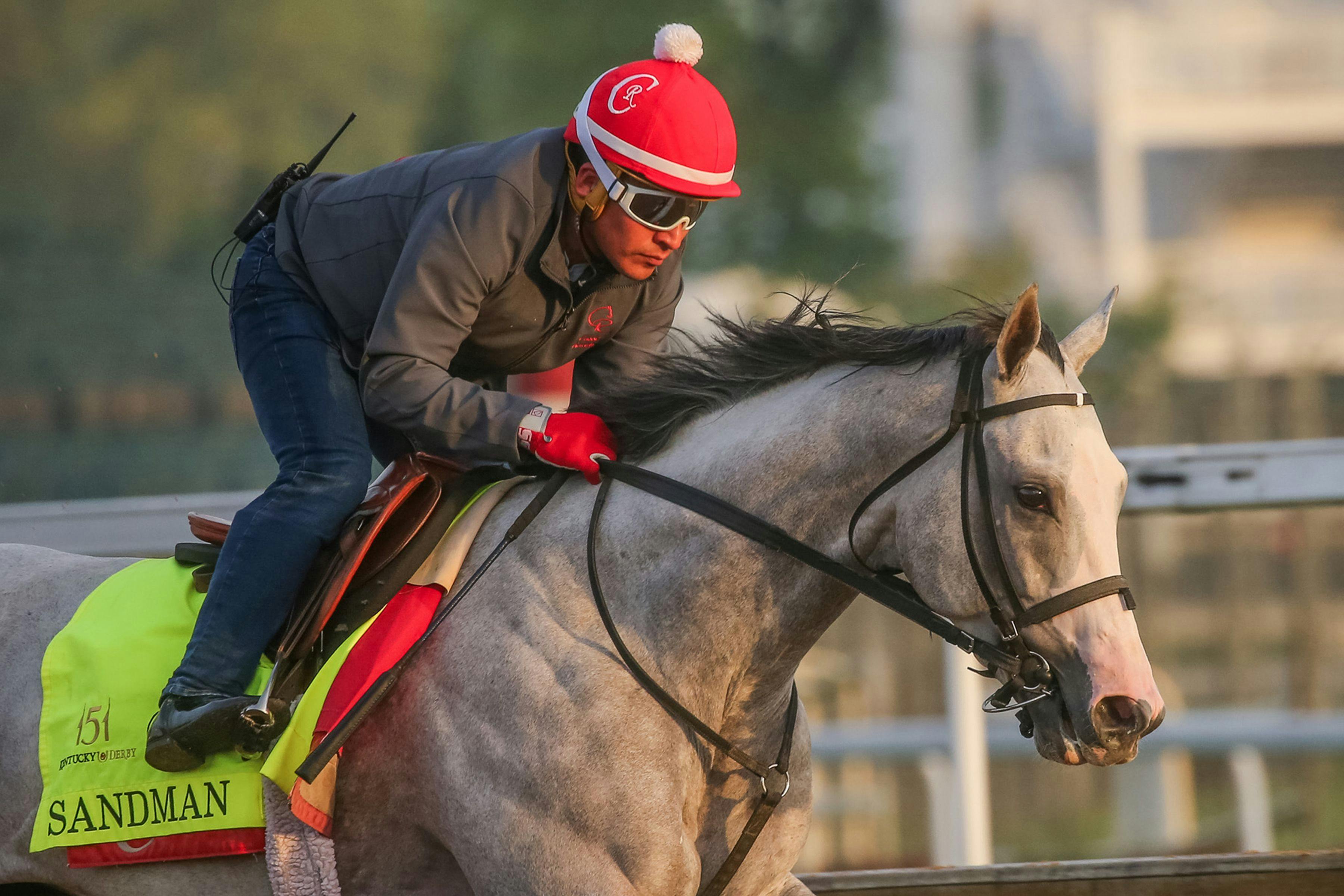Sandman trains for the Kentucky Derby