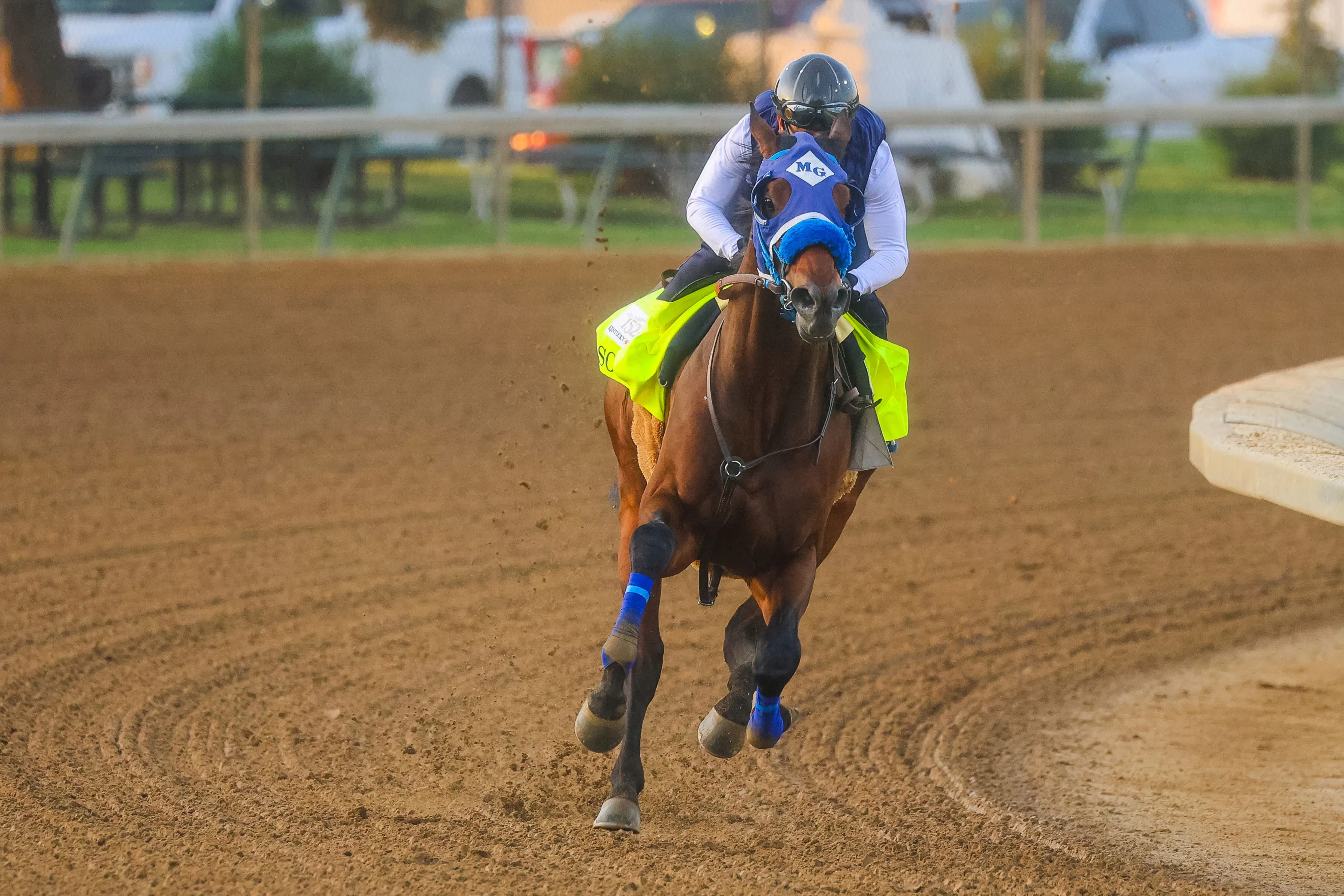 So Happy training for the 2026 Kentucky Derby (Photo by Horsephotos.com/Rickelle Nelson)